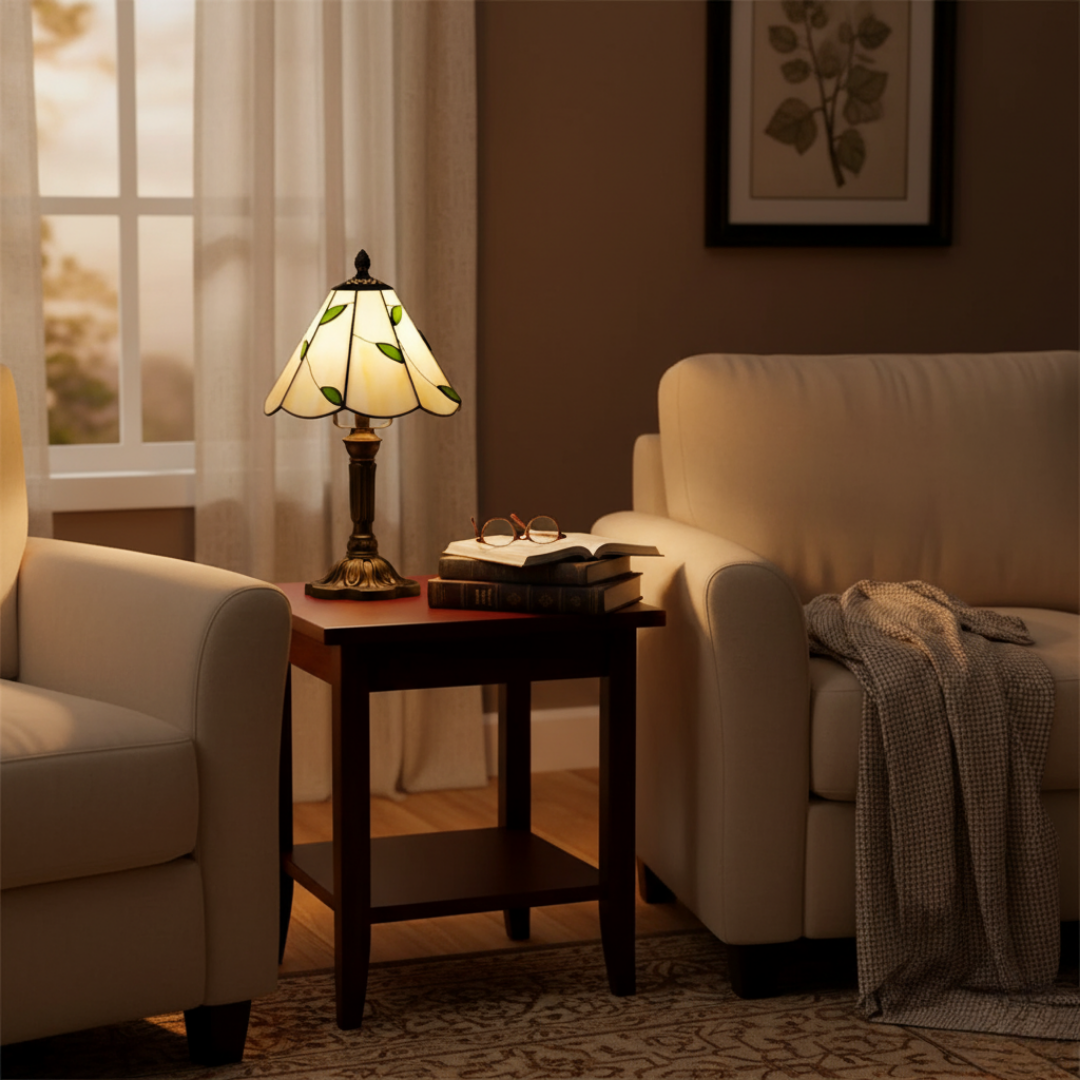 Retro barokkinspirert LED-bordlampe