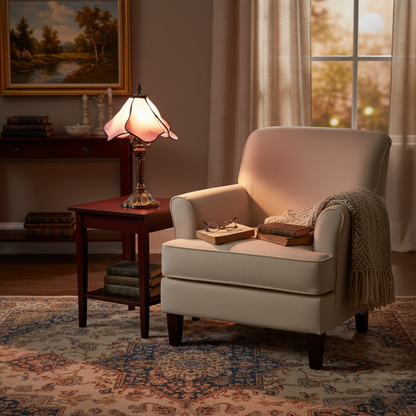 Kunstnerisk barokk LED-bordlampe